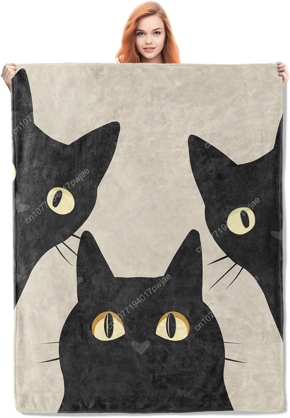 Home Textiles & Decorations - Funny Cat Blanket Gifts for Women