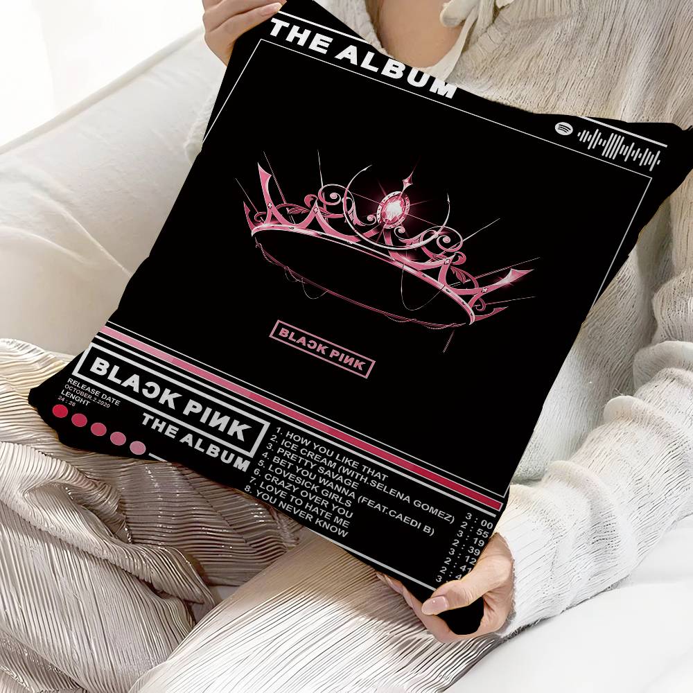 B-Black Kpop Group P-Pinks Gri - Home Textiles Group ulasan dan harga