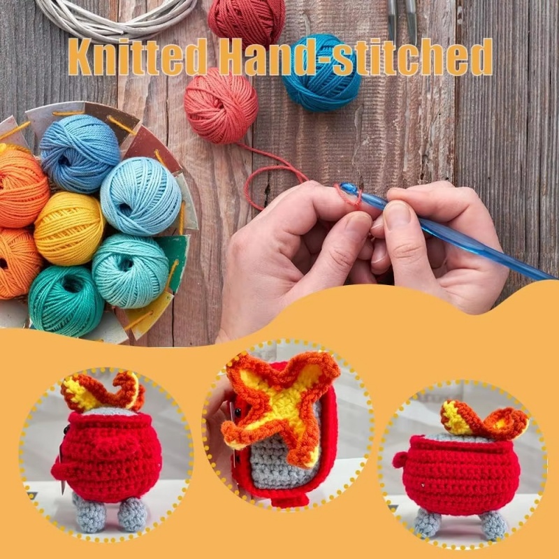 Handmade Crochet Dumpster Fire - Home Textiles Today ulasan dan harga
