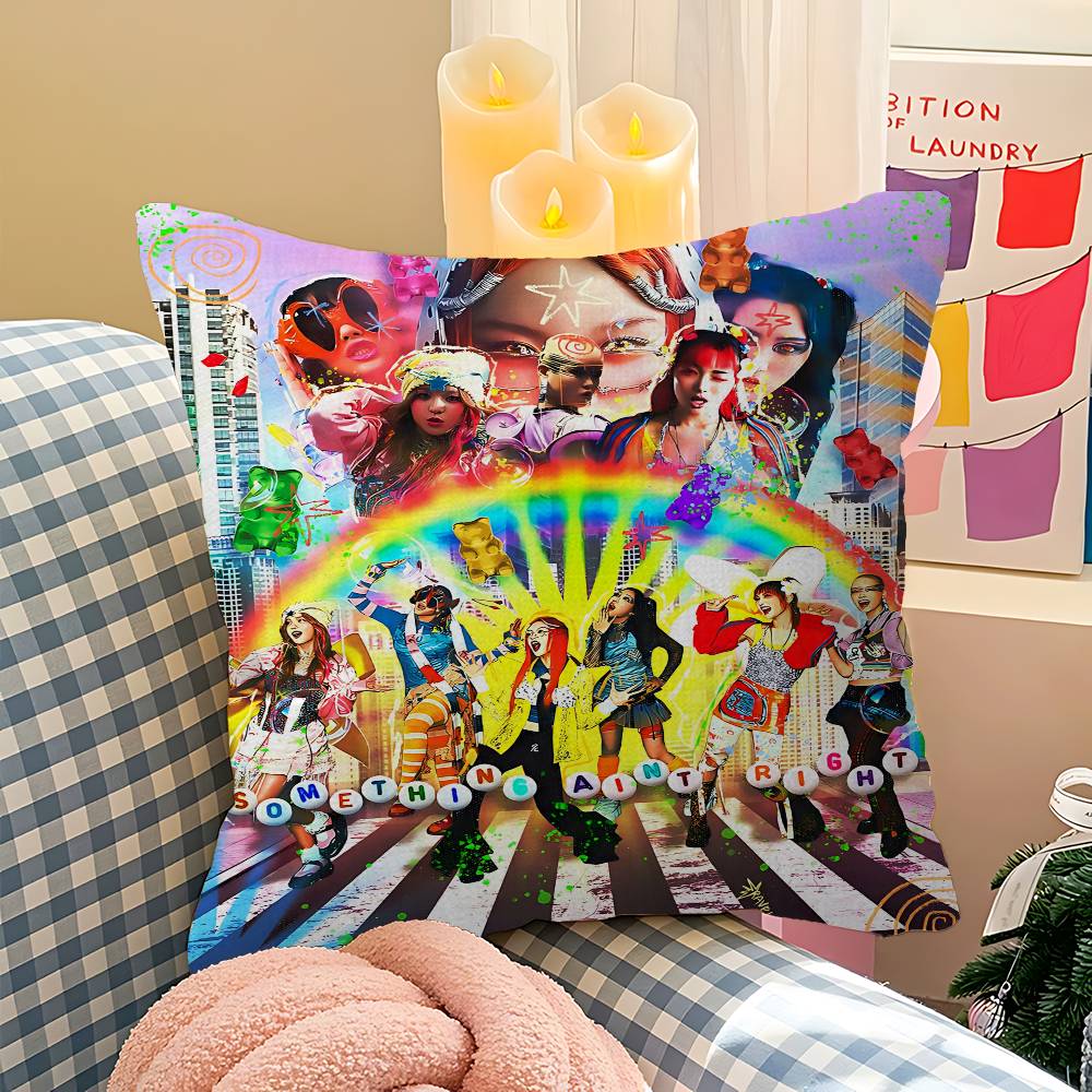 Kpop XG Group Cushion Cover Pi - Home Textiles Group ulasan dan harga