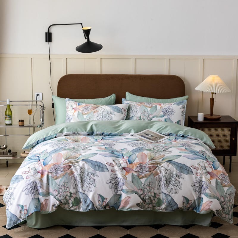 100%Egyptian Cotton Vibrant Tr - Home Textiles Premium ulasan dan harga
