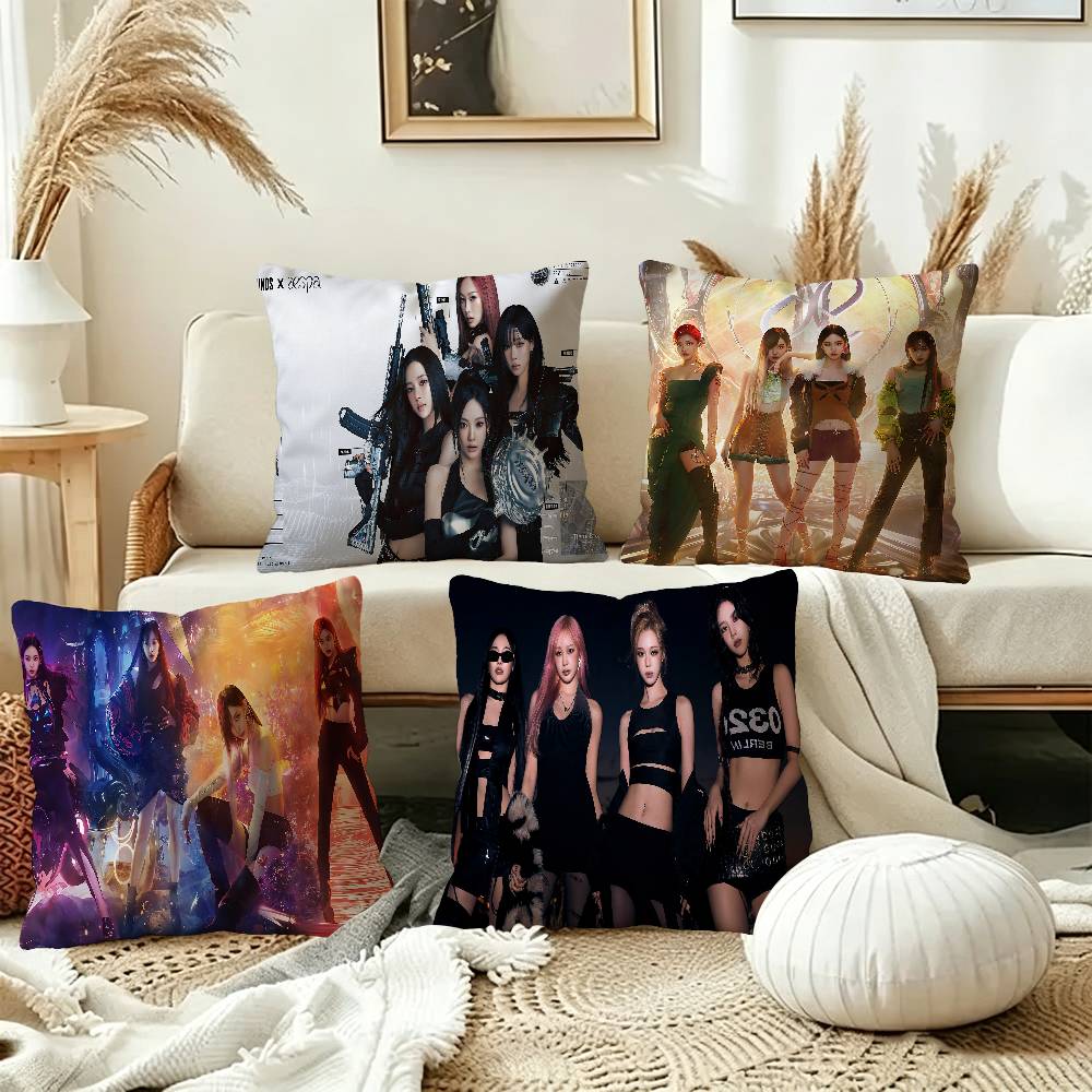 Kpop Group A-Aespas Decorative - Home Textiles Group ulasan dan harga