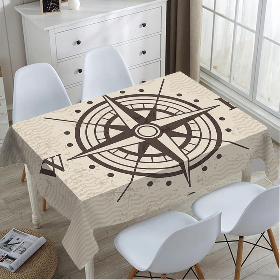 Vintage Compass Map Adventure  - Home Textiles Direct ulasan dan harga
