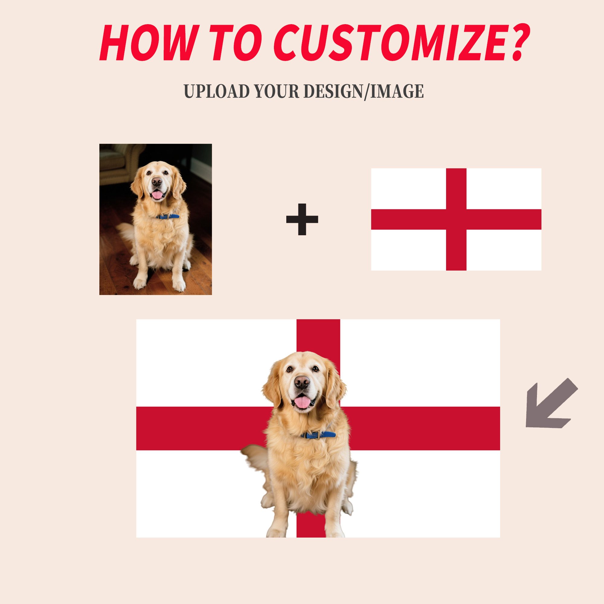 1pc 2D FLAT Personalize Englan - Home Textiles & Decorations ulasan dan harga