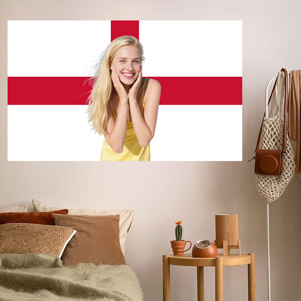 1pc 2D FLAT Personalize Englan - Home Textiles & Decorations ulasan dan harga