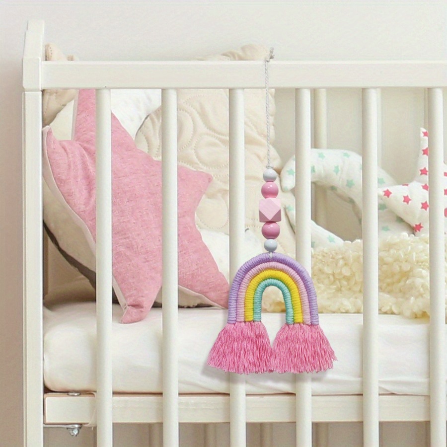 Rainbow Wind Chimes Weaving Mi - Home Textiles & Decorations ulasan dan harga