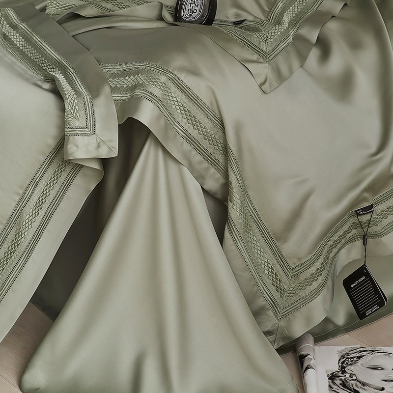 Premium Matcha Green/Dusty Pin - Home Textiles Premium ulasan dan harga