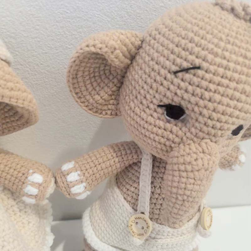 Handmade Crochet Elaphant Plus - Home Textiles Today ulasan dan harga