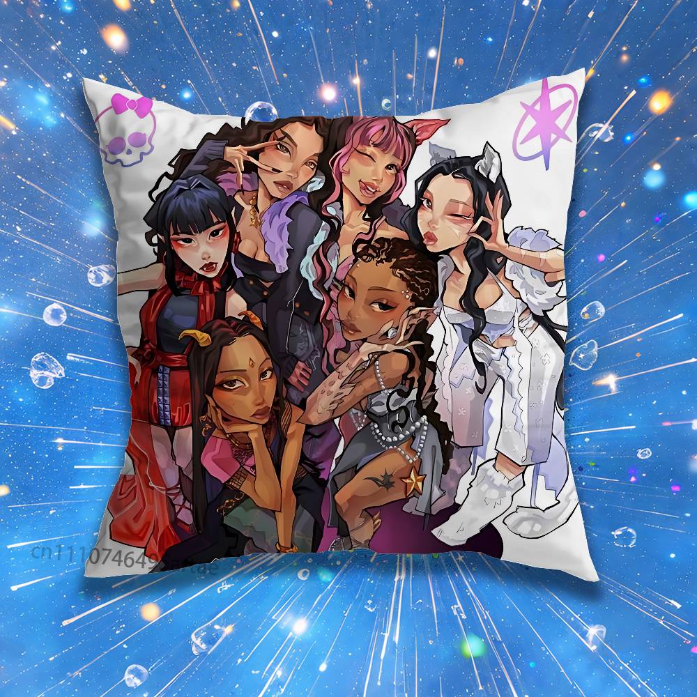 Girl Group K-Katseye Pillow fo - Home Textiles Group ulasan dan harga