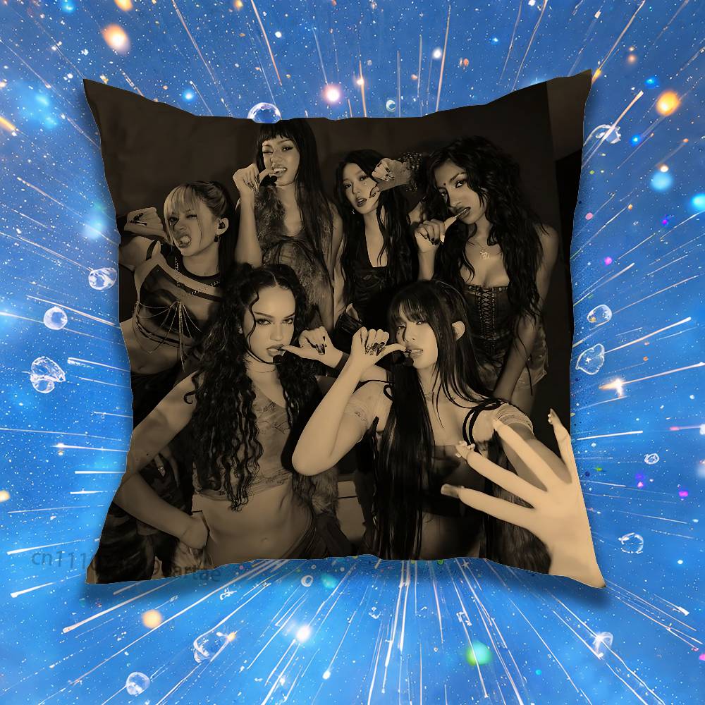 Girl Group K-Katseye Pillow fo - Home Textiles Group ulasan dan harga