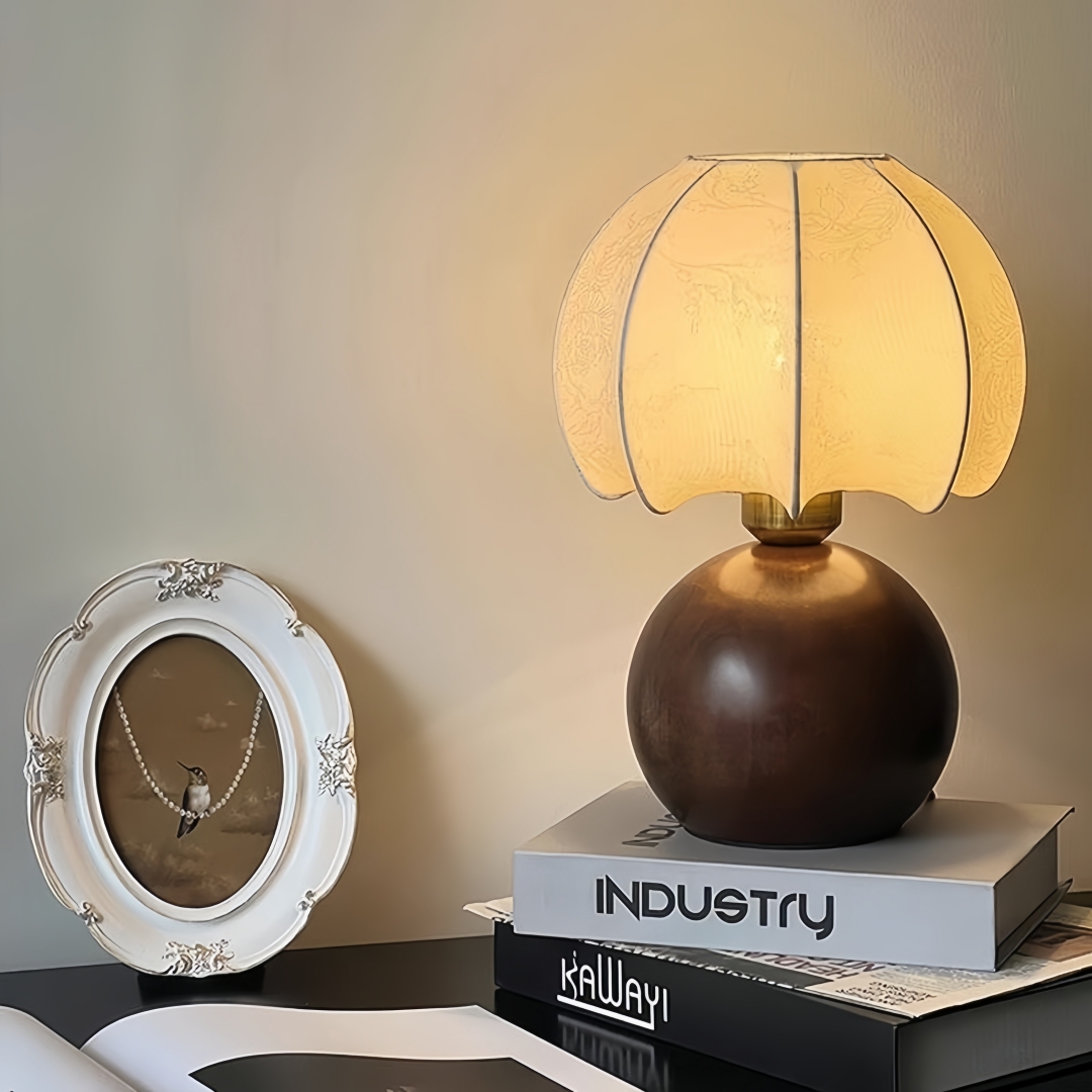 Vintage floral table lamp, med - Home Textiles & Decorations ulasan dan harga