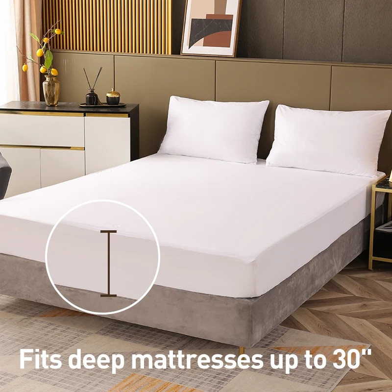 Waterproof Mattress Protector, - Mattress Pad Topper ulasan dan harga