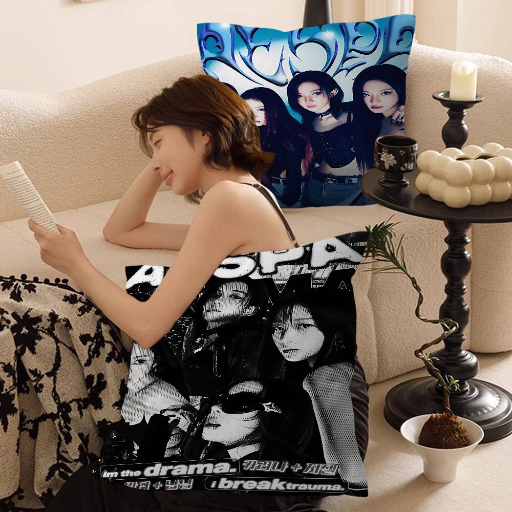 Girl Group Kpop A-Aespa Office - Home Textiles Group ulasan dan harga