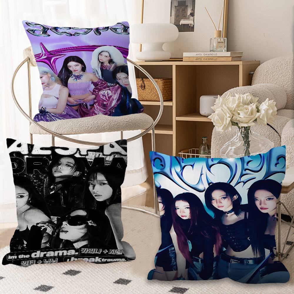 Girl Group Kpop A-Aespa Office - Home Textiles Group ulasan dan harga