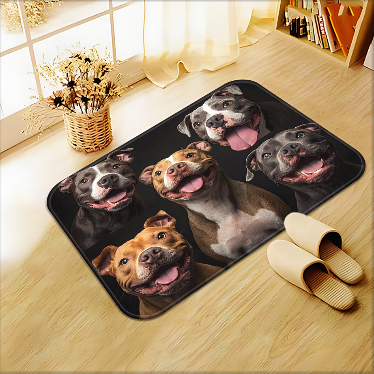 Group of Dogs Welcome Doormat  - Home Textiles Group ulasan dan harga
