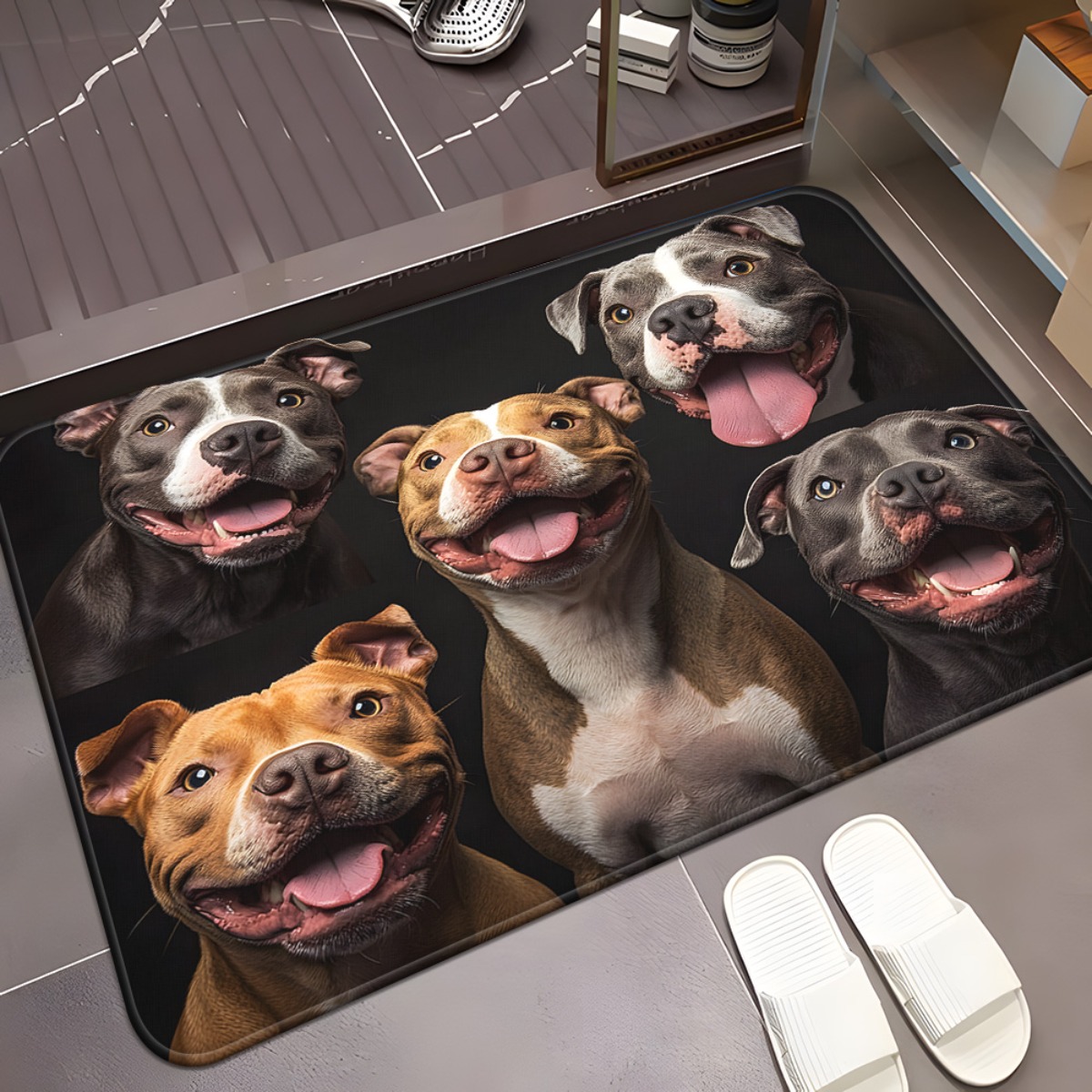 Group of Dogs Welcome Doormat  - Home Textiles Group ulasan dan harga