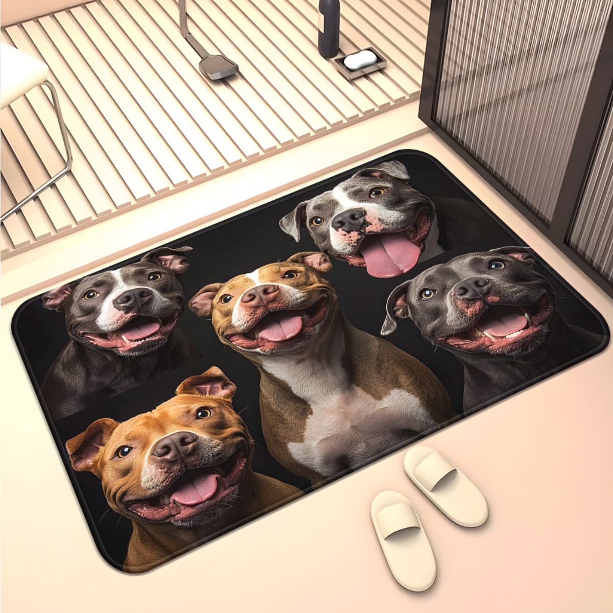 Group of Dogs Welcome Doormat  - Home Textiles Group ulasan dan harga