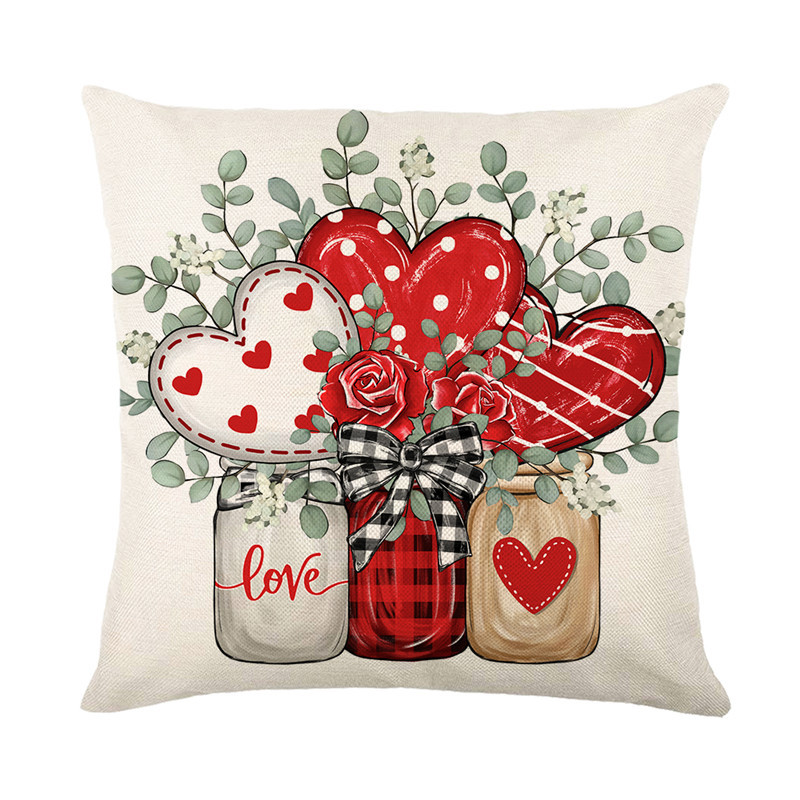 Valentine's Day Pillowcase Rom - Home Textiles Today ulasan dan harga