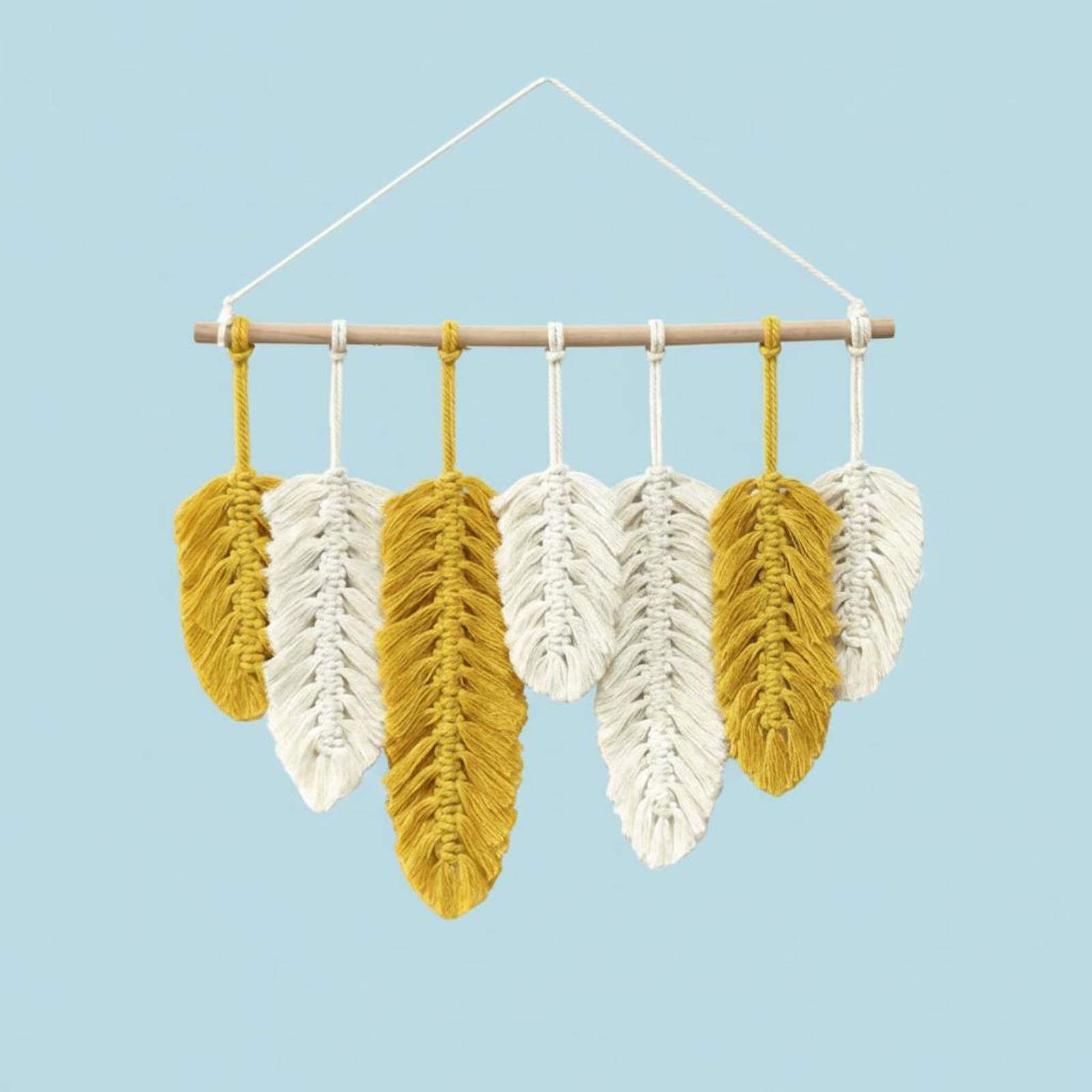 Macrame Feather Wall Hanging H - Home Textiles & Decorations ulasan dan harga