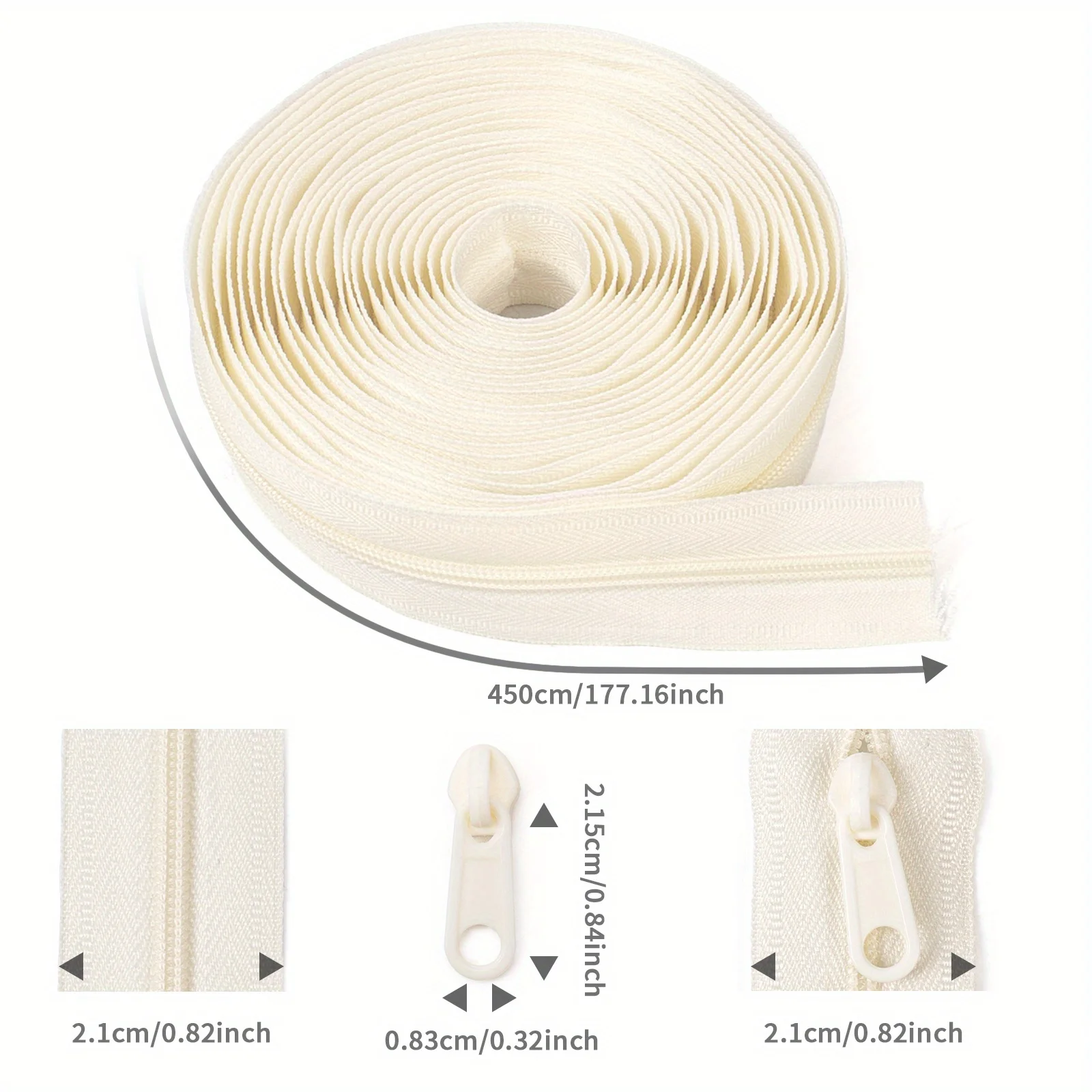 1 group = 4.5m zipper + 10 pla - Home Textiles Group ulasan dan harga