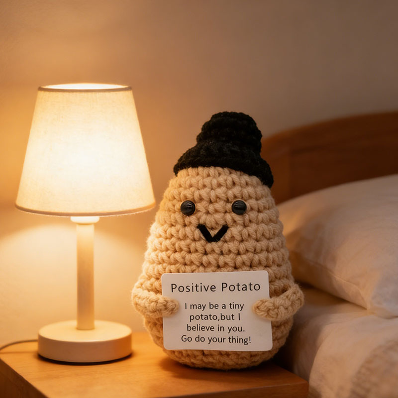 Cute Positive Potato Crochet D - Home Textiles Today ulasan dan harga