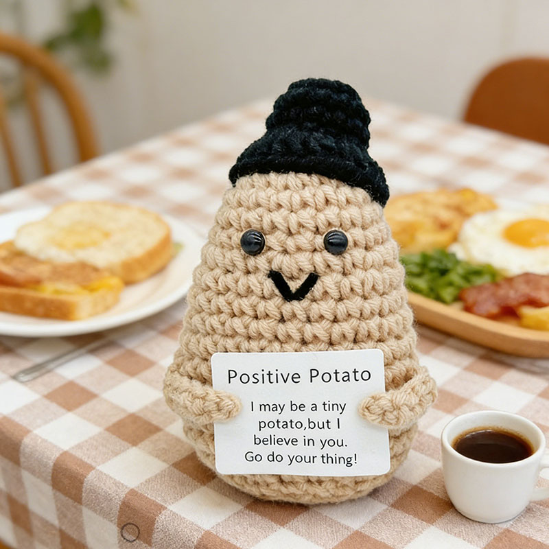 Cute Positive Potato Crochet D - Home Textiles Today ulasan dan harga